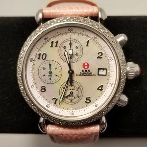 Michele Ladies Pink Watch